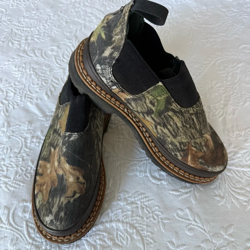 Georgia Giant Boys Camo Romeo Slip-On boot size 6